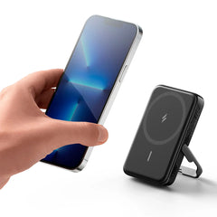 A Photo Of Anker Power Bank 322 MagGo 5000mAh MagSafe Portable Charger A1618 – Wireless Charging with Foldable Stand