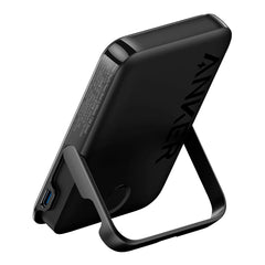 A Photo Of Anker Power Bank 322 MagGo 5000mAh MagSafe Portable Charger A1618 – Wireless Charging with Foldable Stand