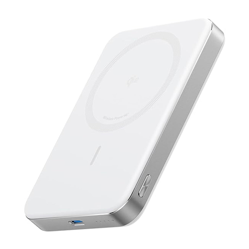 A Photo Of Anker MagGo Ultra-Slim 10000mAh Qi2 Certified 15W Power Bank - Wireless Charging for iPhone and More