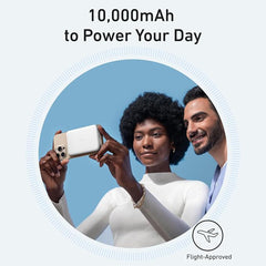 A Photo Of Anker MagGo Ultra-Slim 10000mAh Qi2 Certified 15W Power Bank - Wireless Charging for iPhone and More