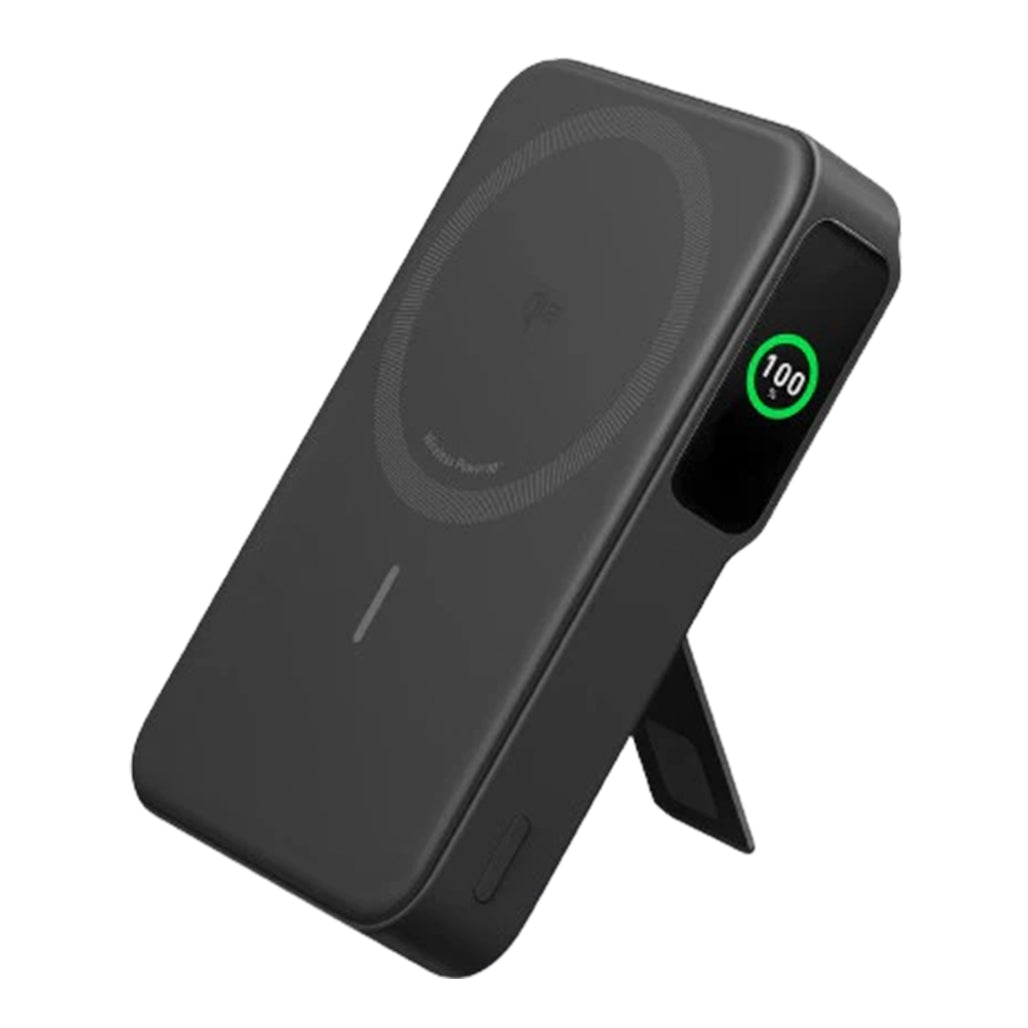 A Photo Of Anker MagGo 10K Qi2 Certified Power Bank – 15W Ultra-Fast Wireless Charger with Smart Display