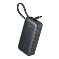 Anker Nano Power Bank with Built-In USB-C Cable (30W, 10,000mAh) – Fast Charging for Phones, Tablets, and Laptops