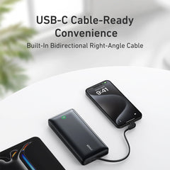 A Photo Of Anker Nano Power Bank 20000mah 30W Built-In USB-C Cable - A1387