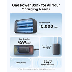 A Photo Of Anker Nano Power Bank (10K, 45W, Built-In Retractable USB-C Cable)