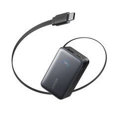 A Photo Of Anker Nano Power Bank (10K, 45W, Built-In Retractable USB-C Cable)