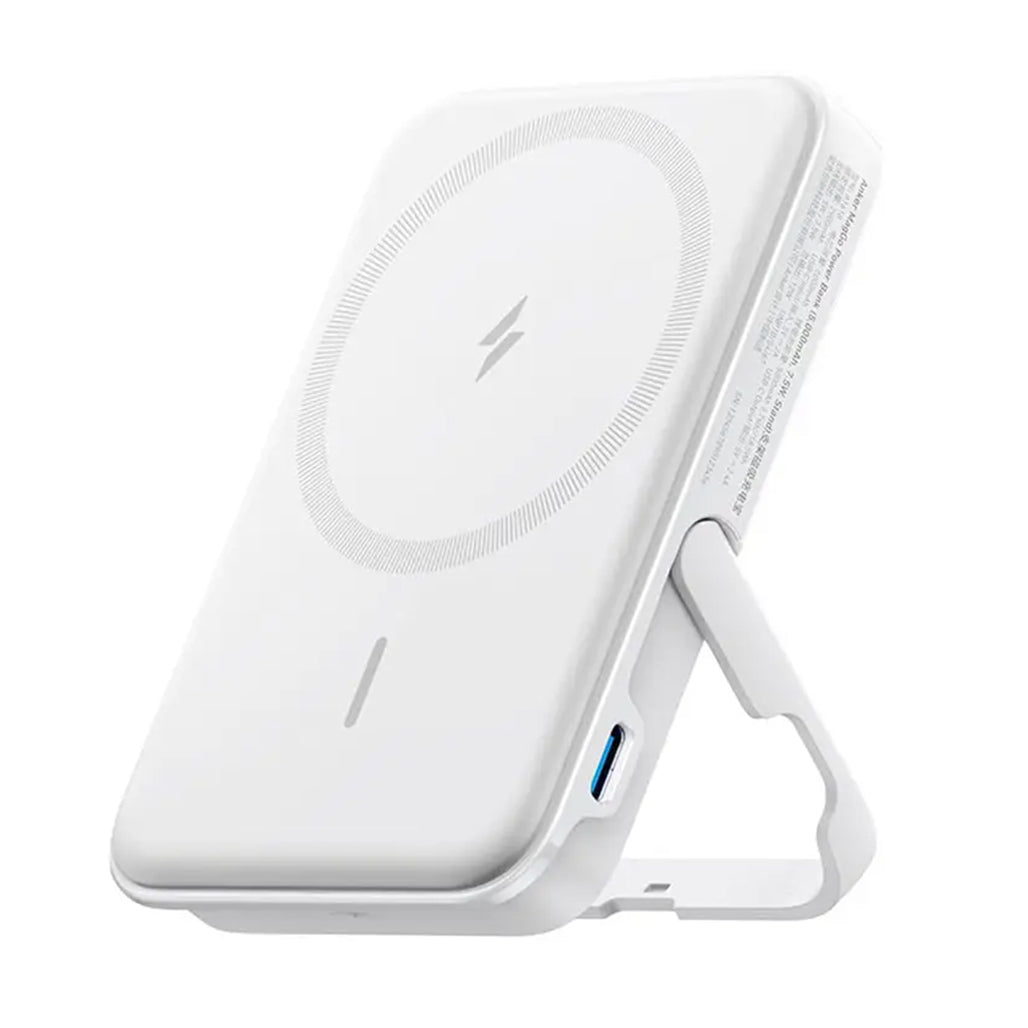 A Photo Of Anker Power Bank 322 MagGo 5000mAh MagSafe Portable Charger A1618 – Wireless Charging with Foldable Stand