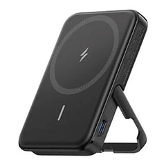 A Photo Of Anker Power Bank 322 MagGo 5000mAh MagSafe Portable Charger A1618 – Wireless Charging with Foldable Stand
