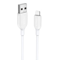 Anker PowerLine III USB-A to Lightning Cable (3ft) – MFi Certified, Ultra-Durable, High-Speed Data Transfer for iPhone (White)
