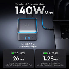 A Photo Of Anker Prime TB5 Thunderbolt 5 Docking Station 14-in-1 with 8K Display Support