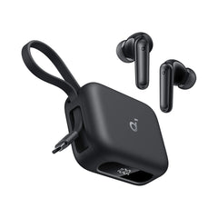 A Photo Of Anker Soundcore P41i Wireless Earbuds with Built-In Phone Charging Case