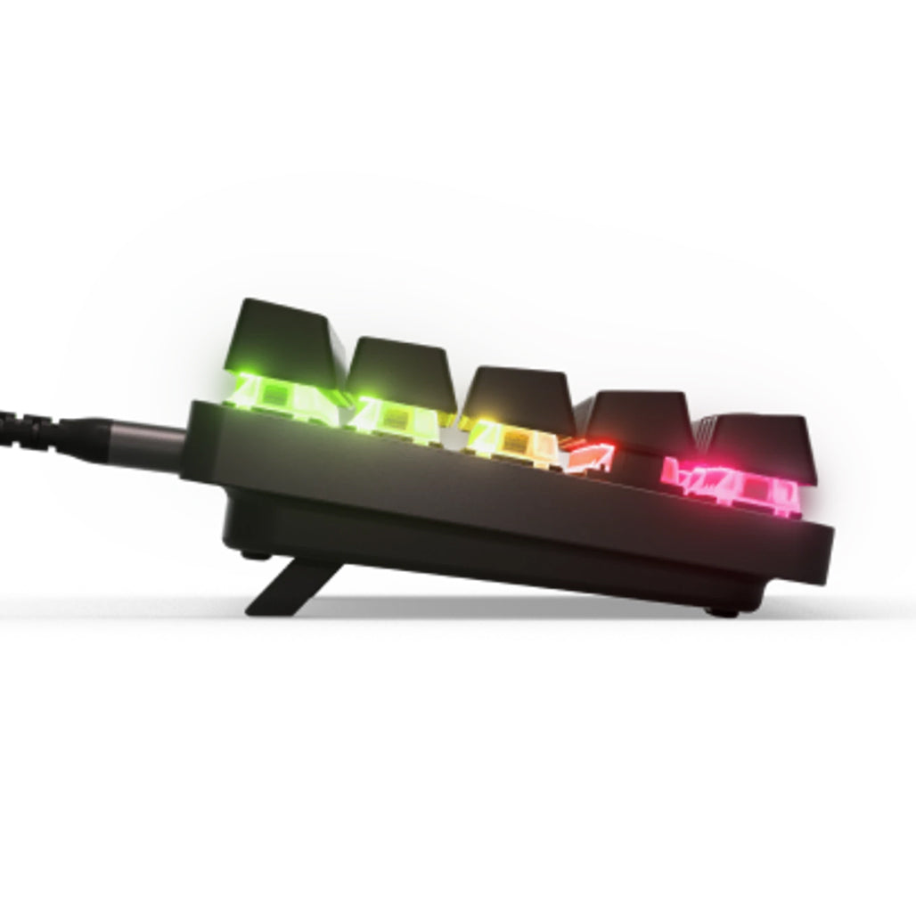 A Photo Of SteelSeries Apex Pro MiniGen 3 - Compact Wired Gaming Keyboard with OmniPoint 3.0 Magnetic Switches & RGB