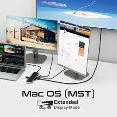 A Photo Of Promate 4K@60Hz Triple Display Multi-Port USB-C Docking Station