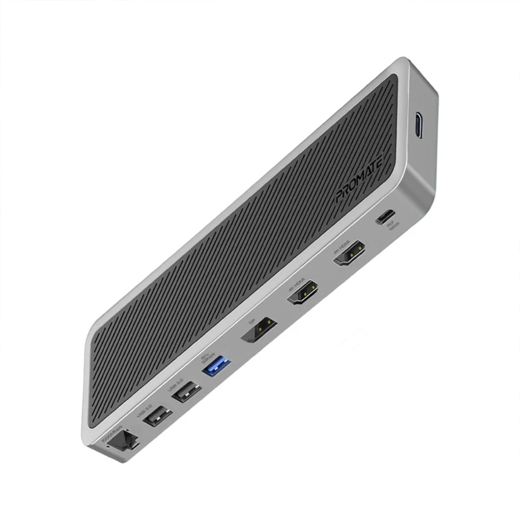 A Photo Of Promate 4K@60Hz Triple Display Multi-Port USB-C Docking Station