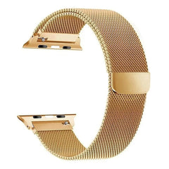 A Photo Of Stainless Steel Apple Watch Bands – 42mm, 44mm, 45mm, 49mm – Adjustable Metal Strap