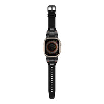 Skinarma Watch Band, TITON Ultra Custom-designed Stainless Steel Strap for Apple Watch 49mm | 45mm | 44mm (Black)