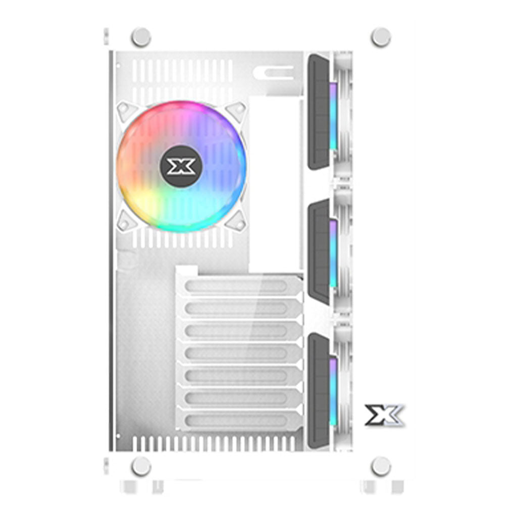 A Photo Of Xigmatek Aquarius Plus - Arctic - Mid Tower Case