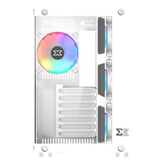 A Photo Of Xigmatek Aquarius Plus - Arctic - Mid Tower Case