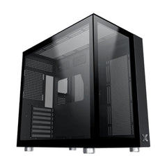 A Photo Of Xigmatek Aquarius Pro | Mesh Airflow Mid-Tower with Vertical GPU Support