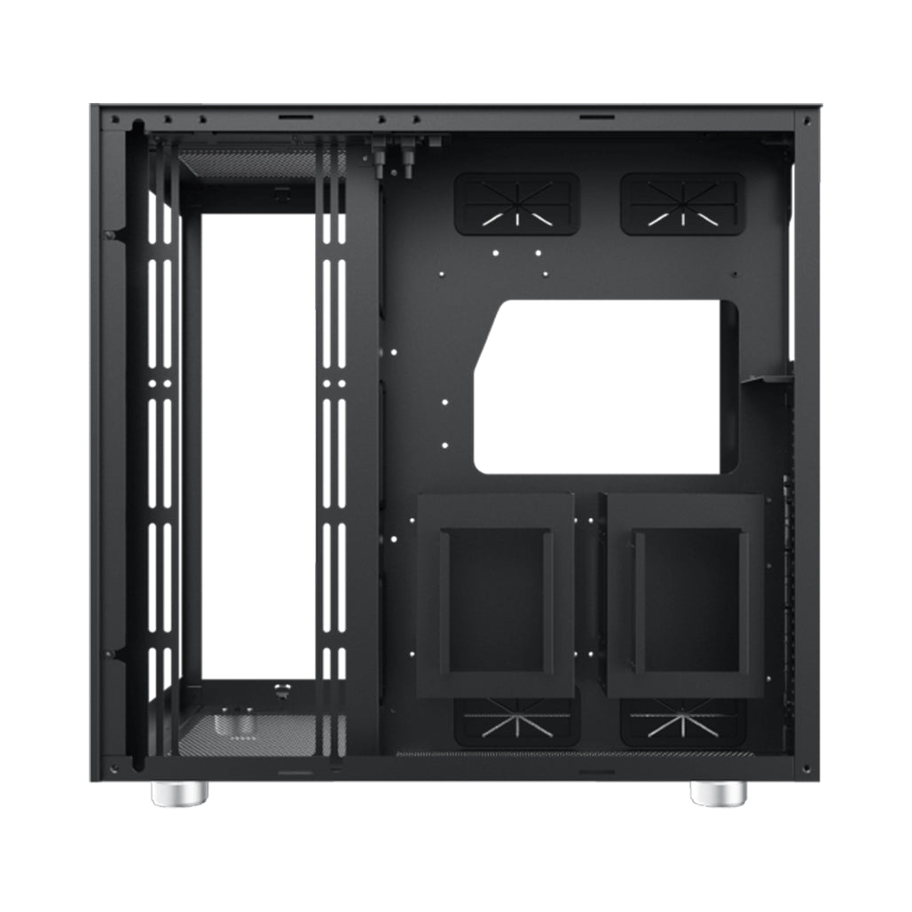 A Photo Of Xigmatek Aquarius Pro | Mesh Airflow Mid-Tower with Vertical GPU Support