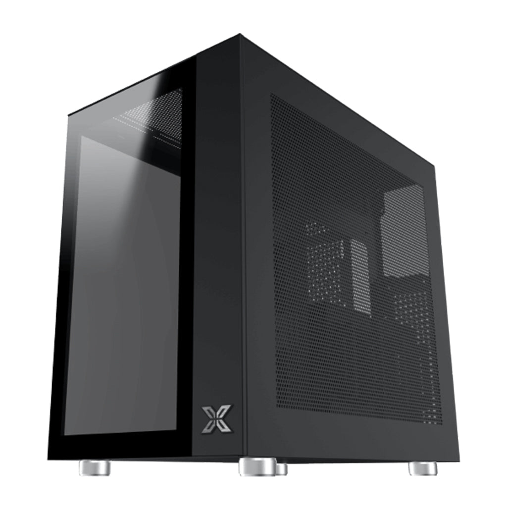 A Photo Of Xigmatek Aquarius Pro | Mesh Airflow Mid-Tower with Vertical GPU Support