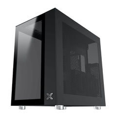 A Photo Of Xigmatek Aquarius Pro | Mesh Airflow Mid-Tower with Vertical GPU Support