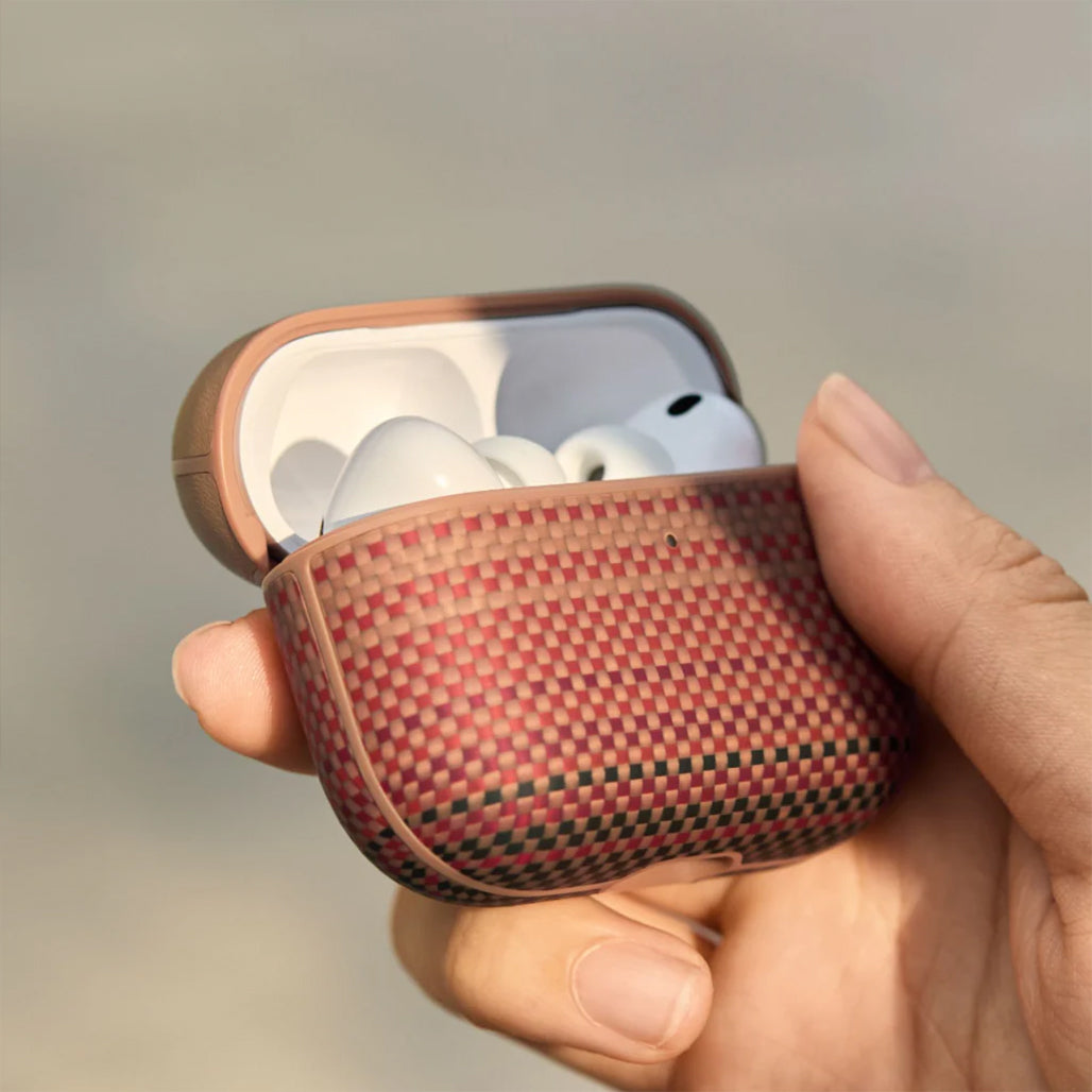 A Photo Of Pitaka Aramid Fiber Case for AirPods Pro 3