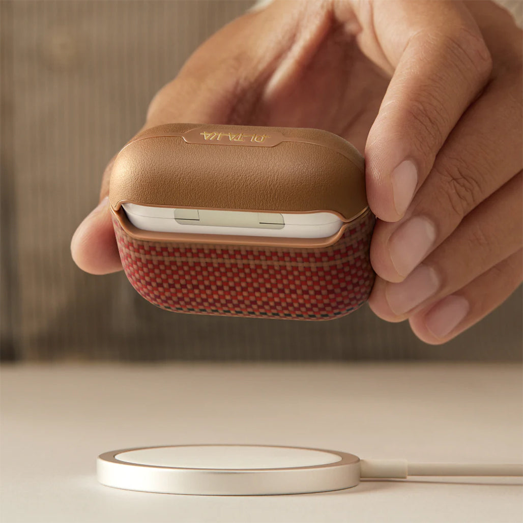 A Photo Of Pitaka Aramid Fiber Case for AirPods Pro 3