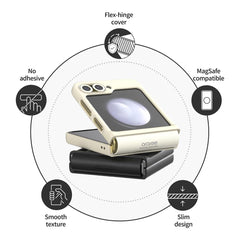 A Photo Of Araree Aero Flex M Case for Samsung Galaxy Z Flip 6 – MagSafe Compatible, Slim Hybrid Protection with Hinge Cover
