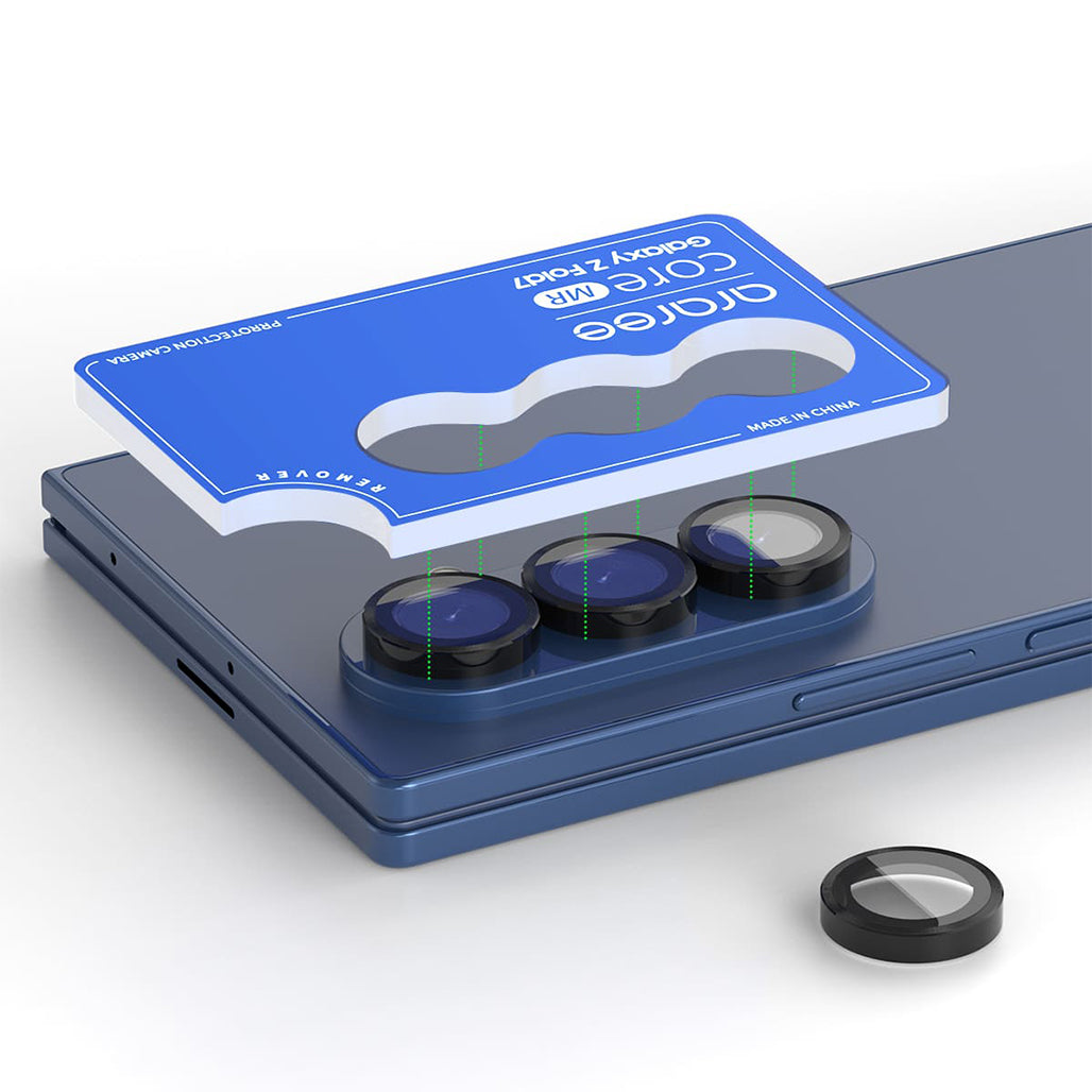 A Photo Of Araree Core MR Camera Lens Protector for Galaxy Z Fold7