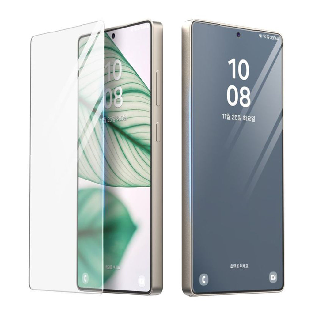 A Photo Of Araree Core Clear Screen Protection (2-Pack) for Galaxy S25 Ultra - Premium Glass Protection, Easy Installation