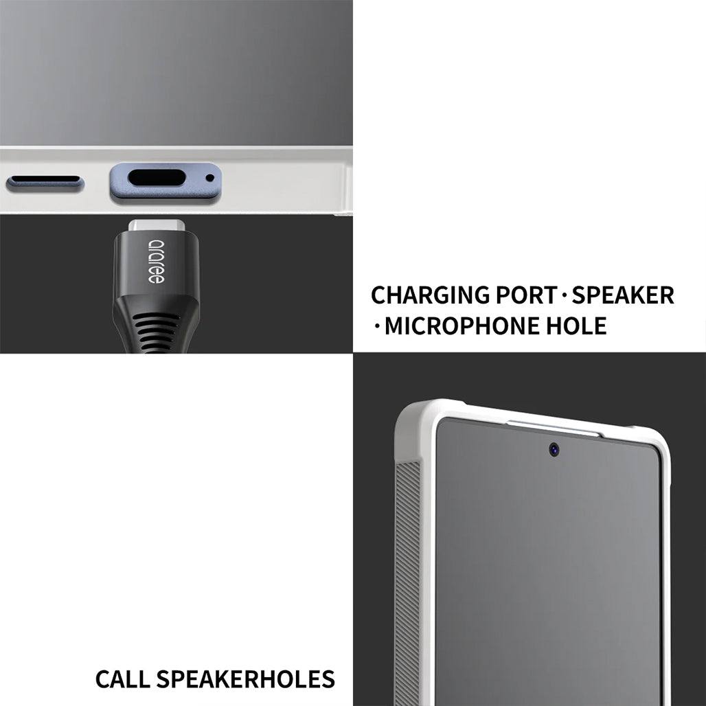 A Photo Of Araree Duple M Armor S25 Ultra Magnetic Phone Case – Shockproof, Anti-Slip, Wireless Charging Compatible
