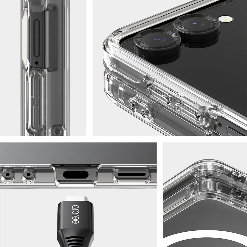 A Photo Of Araree Duple M Clear MagSafe Case for Samsung Galaxy Z Flip 7