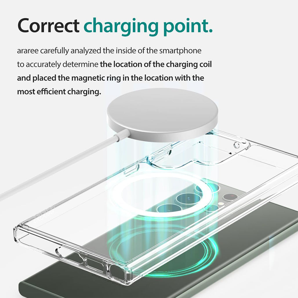 A Photo Of Araree Duple MagSafe - Samsung Galaxy S23 FE Clear Case