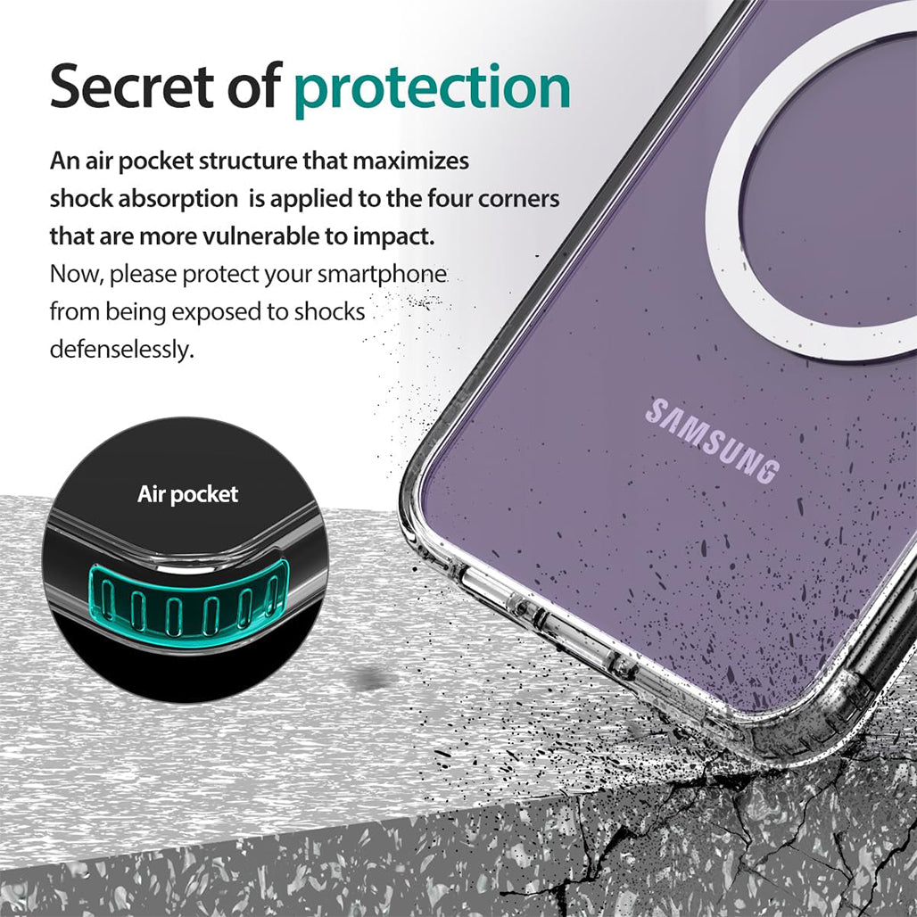 A Photo Of Araree Duple MagSafe - Samsung Galaxy S23 FE Clear Case