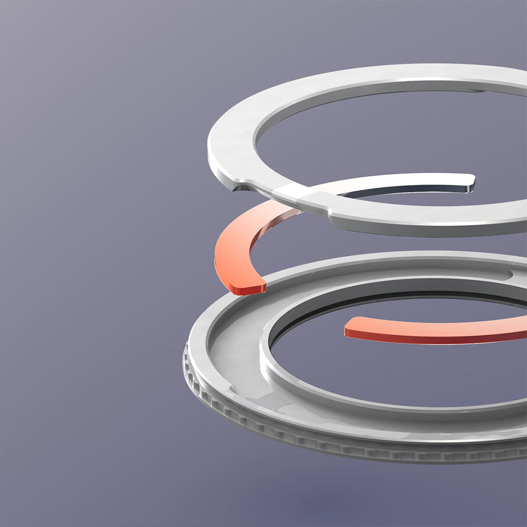 A Photo Of Araree Nukin 360 M Stand Case for Samsung Galaxy Z Fold 7- 360° Rotating MagSafe Kickstand – Clear