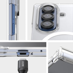 A Photo Of Araree Nukin 360M Qi2 MagSafe Full Case for Samsung Galaxy Z Fold 7 – Clear