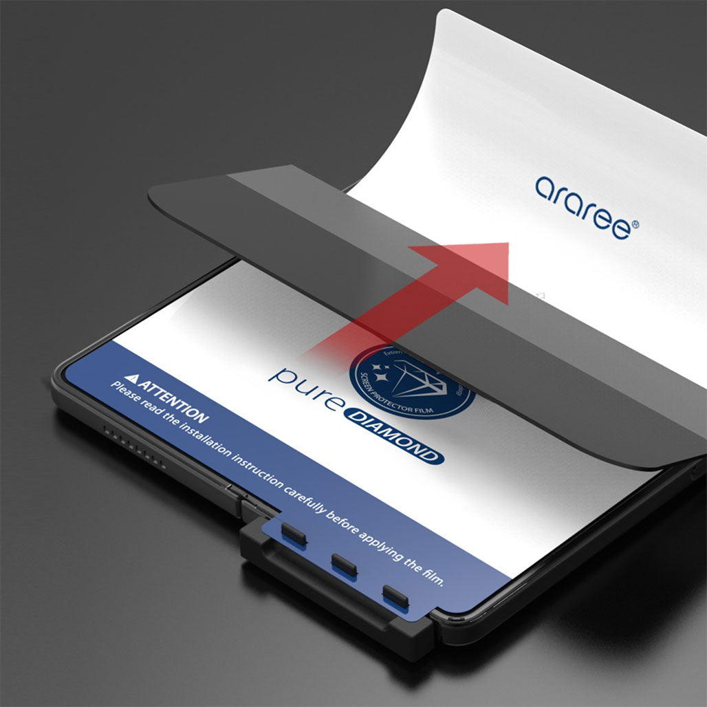 A Photo Of Araree Pure Diamond Screen Protector for Galaxy Z Fold4 / Z Fold5 (2 Pack)