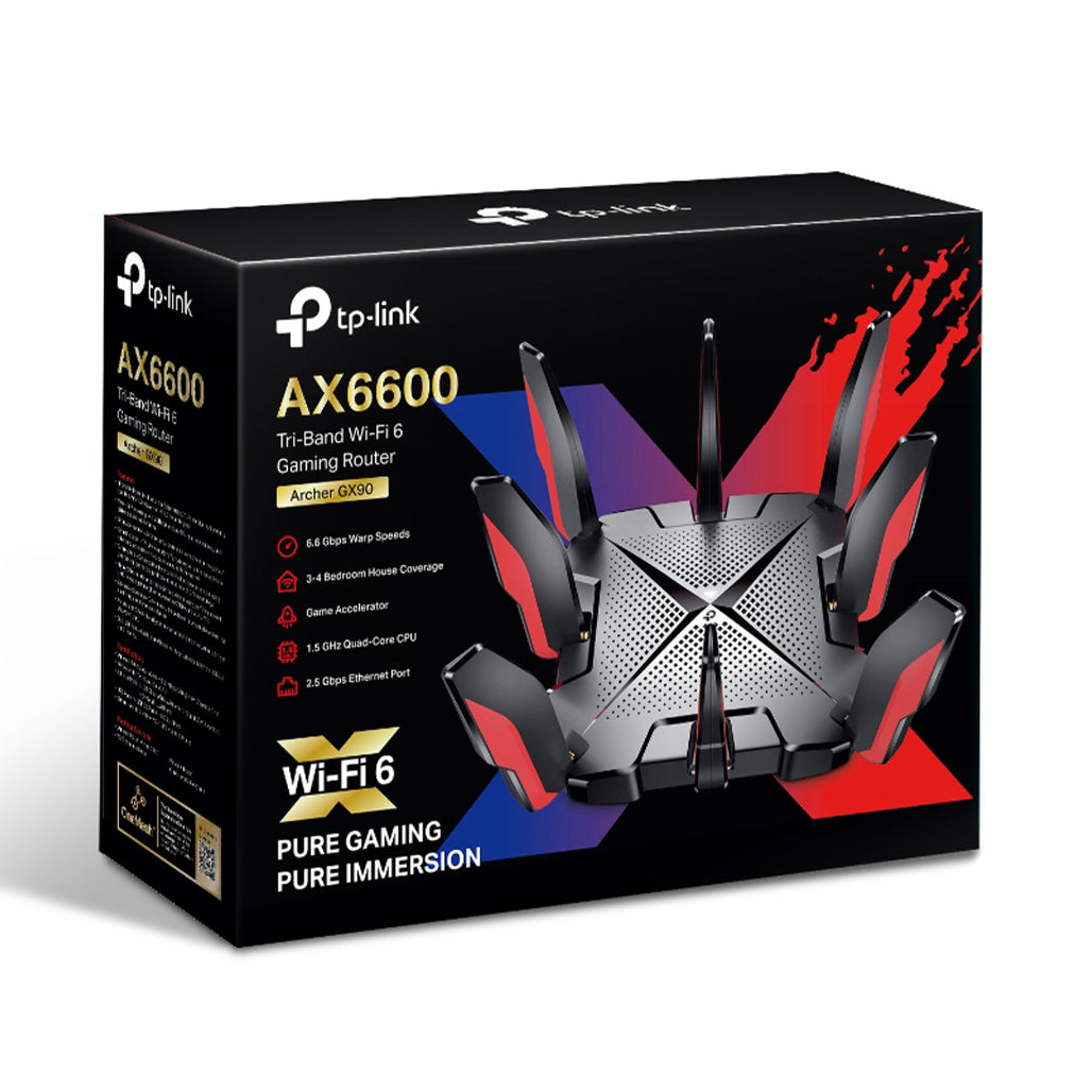 A Photo Of TP-Link Archer GX90 - AX6600 Tri-Band Wi-Fi 6 Gaming Router
