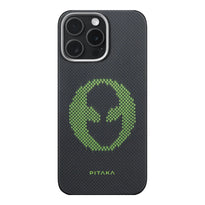 Pitaka Aries Collaborative Luminous Case - Alien Tactile Woven Case for iPhone 16 Pro