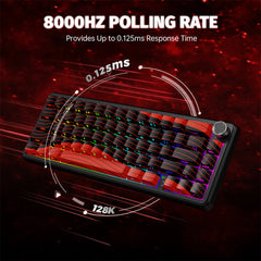 A Photo Of Attack Shark X65 PRO HE - Wireless Rapid Trigger Magnetic Gaming Keyboard
