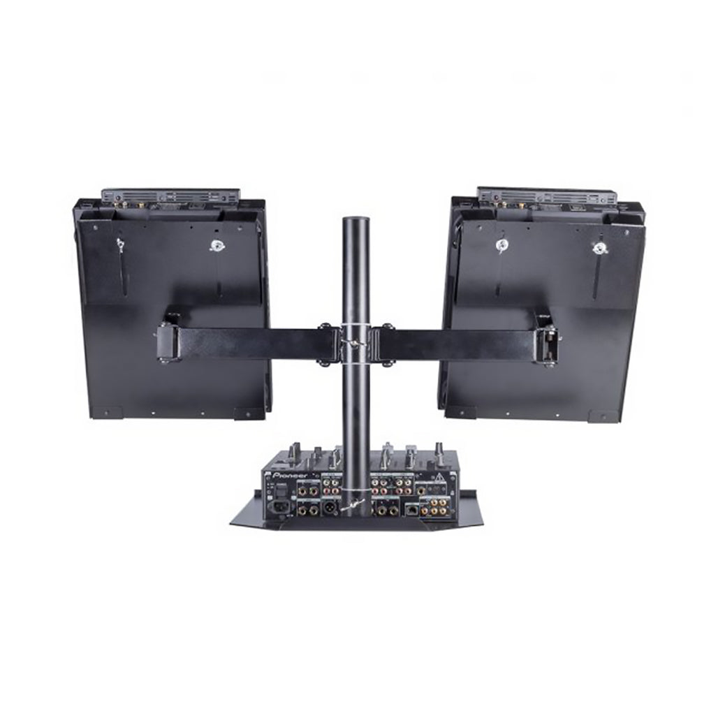 A Photo Of Headliner Avalon Dual CDJ Stand – Adjustable DJ Stand for CDJs and Mixers
