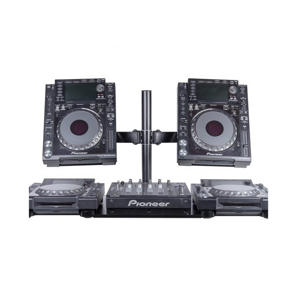 A Photo Of Headliner Avalon Dual CDJ Stand – Adjustable DJ Stand for CDJs and Mixers