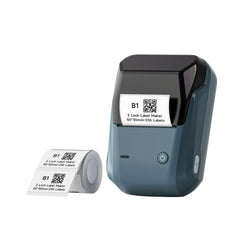 A Photo Of NIIMBOT B1 Inkless Label Maker - Professional Label Creation Made Simple - Lake Blue