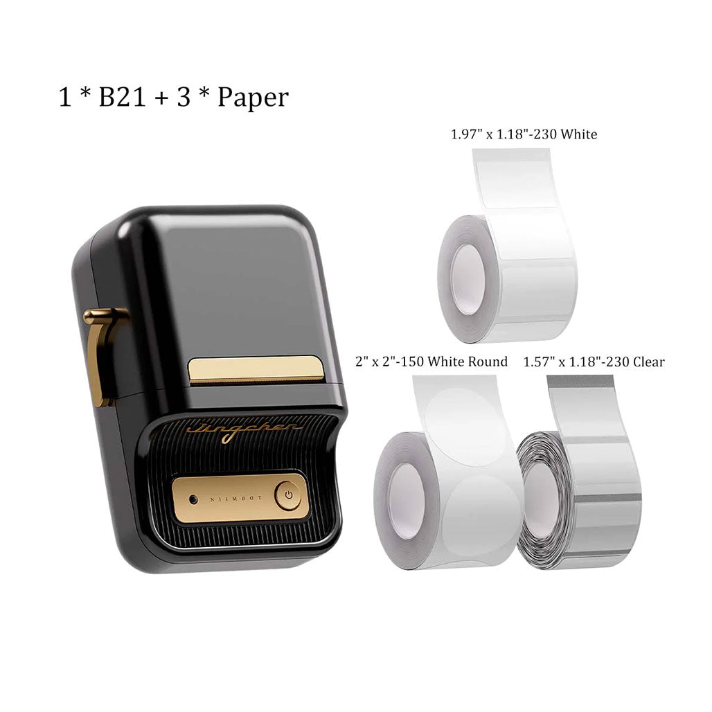 A Photo Of Niimbot B21 - Label Maker Machine with Tape