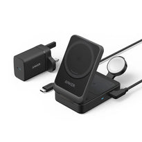 Anker MagGo 15W 3-in-1 Qi2 Certified Wireless Charging Station B2557 - Fast Wireless Charger for iPhone, AirPods, Apple Watch