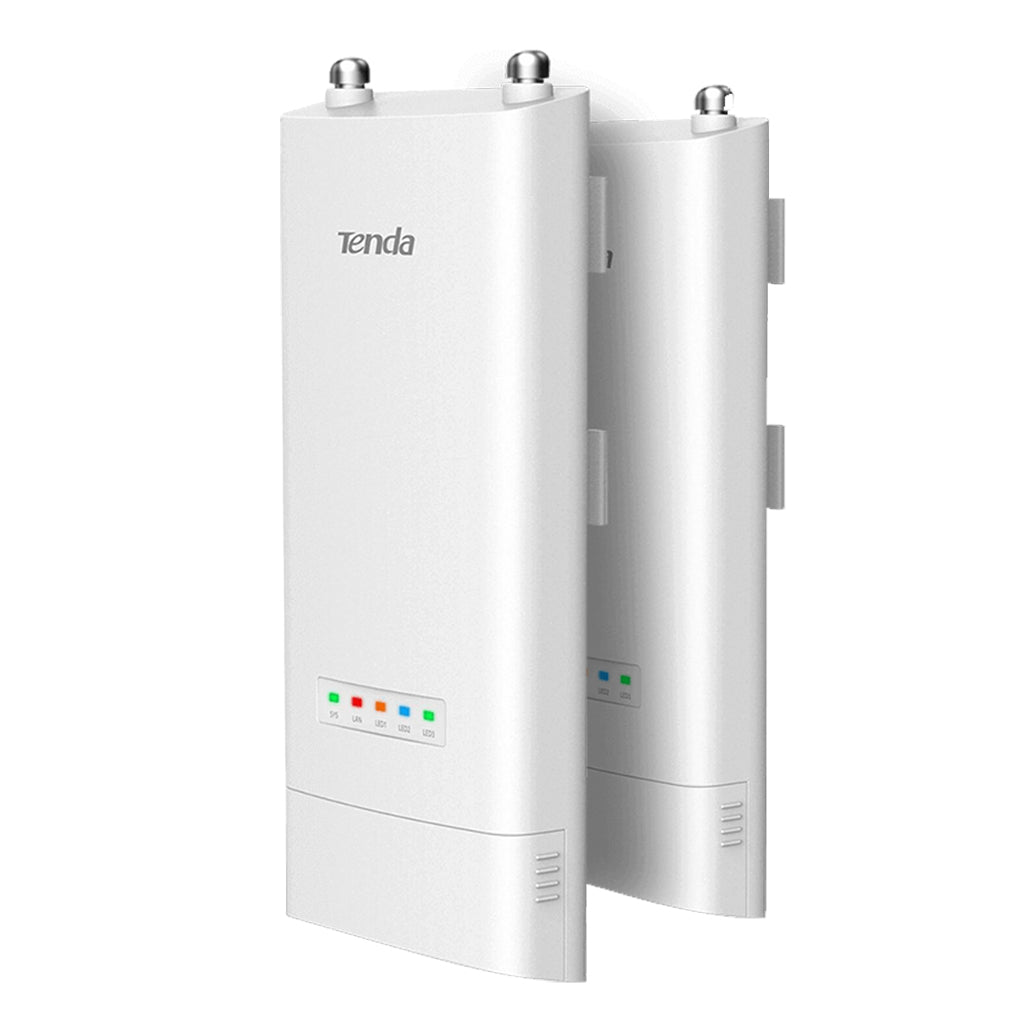 A Photo Of Tenda B6 Outdoor Base-Station N300 5 GHz – 300 Mbps Gigabit PoE Wireless Bridge