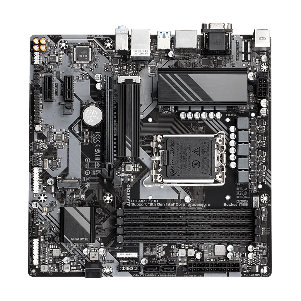 A Photo Of Gigabyte B760 Micro ATX Motherboard