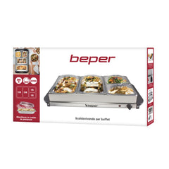 A Photo Of Beper Steel / Plastic Buffet Warmer - BEP-P101TEM001