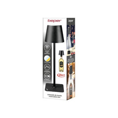 A Photo Of Beper Rechargeable Table Lamp 2 In 1 - BEP-P201UTP111