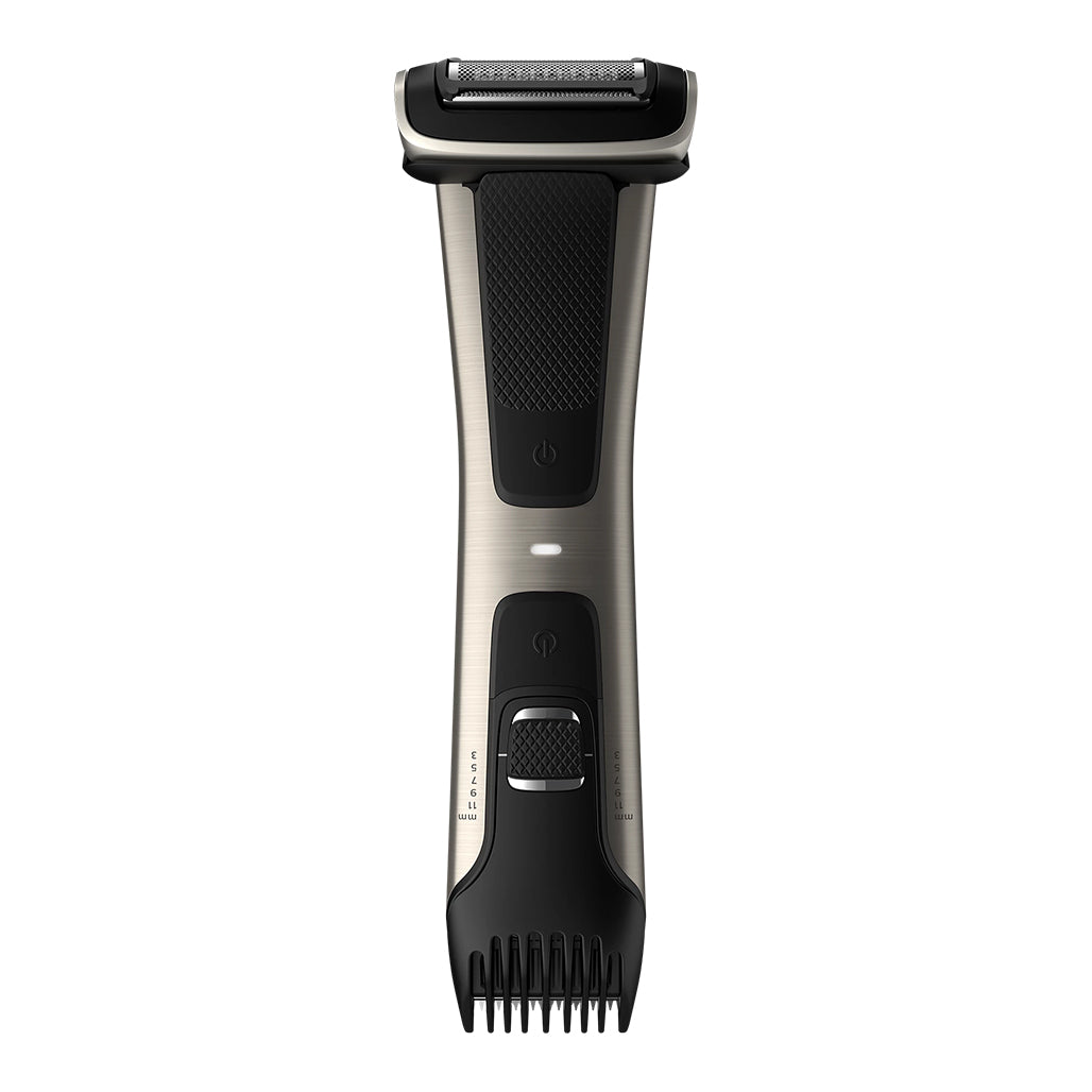 A Photo Of Philips Bodygroom 7000 Wet & Dry Body Hair Trimmer and Shaver for Men – Skin-Safe Grooming with Dual-Sided Design